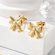 Серьги-гвоздики из нержавеющей стали 304 EJEW-M072-03G