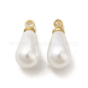 Пластиковые подвески с искусственным жемчугом KK-H442-01G