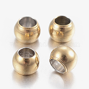 Распорки для бусин из нержавеющей стали 304 STAS-P197-037G-3mm