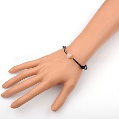 Gemma braccialetti di collegamento regolabile&nbsp;X-BJEW-JB01554-03