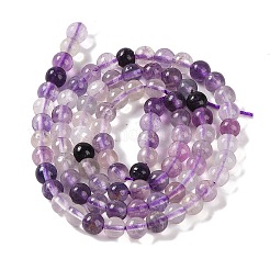 I filamenti di perline fluori viola naturale&nbsp;G-P530-B08-01