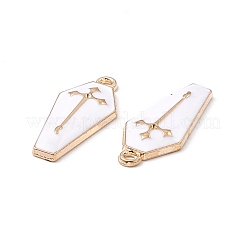 Pendentifs d'émail en alliage&nbsp;ENAM-H039-10G-D