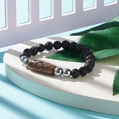Braccialetto di perle di mala&nbsp;BJEW-JB07890-01