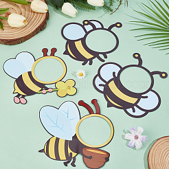 60 Stück Bienenausschnitte in 4 Stilen&nbsp;AJEW-PH0008-60