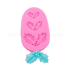 Weihnachtsstechpalme Beere mit Blättern Fondantformen&nbsp;DIY-I060-04