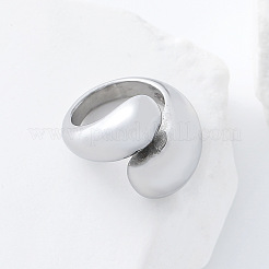Offene Manschettenringe aus Edelstahl 304 für Damen&nbsp;LS-AP0200-2