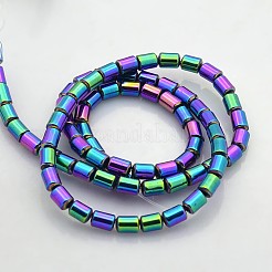 Electroplate non magnetici ematite sintetico fili di perline&nbsp;X-G-J210A-03