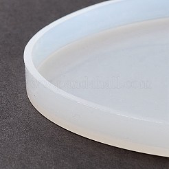 Diy flache runde tassenmatte silikonformen&nbsp;DIY-E036-02