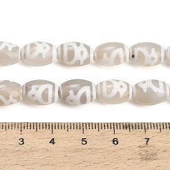 Stile tibetano perline dzi fili&nbsp;GG-CBA4812-C02-8X12MM