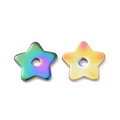 Regenbogenfarbene Ionenplattierung (IP) 304 Edelstahlperlen&nbsp;STAS-D185-02M-02