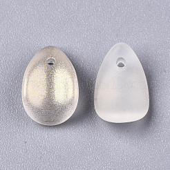 Breloques en verre imitation jade transparent peint à la bombe&nbsp;GLAA-T016-36-F01