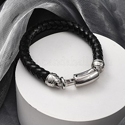 Lederarmbänder geflochtene Schnur&nbsp;AJEW-Q003-01A