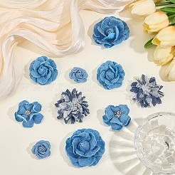 10 Stück 5 Stile Polyester Ornament Zubehör&nbsp;DIY-CY0003-20B