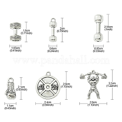 Kit di ricerca per la realizzazione di leghe in stile tibetano a tema sportivo fai-da-te&nbsp;DIY-YW0008-72