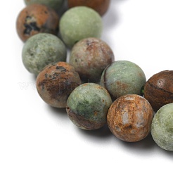 Natürlichen grünen Opal Perlen Stränge&nbsp;G-K209-04B-6mm-A