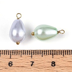 Anhänger aus perlmuttfarbenen Glasperlen&nbsp;STAS-N110-16G