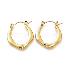 Pendientes de aro de acero inoxidable 304 para mujer&nbsp;EJEW-L296-068G
