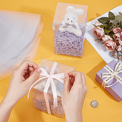 Faltbare transparente Geschenkboxen aus PVC-Kunststoff&nbsp;CON-WH0092-94B