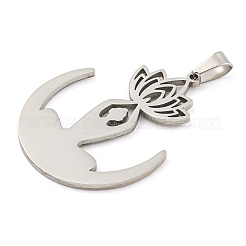 Pendentifs en acier inoxydable 304 anti-ternissement&nbsp;STAS-Z076-12P