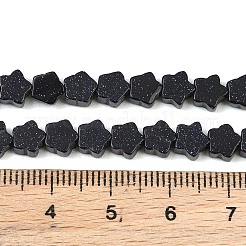 Synthetische blauen goldstone Perlen Stränge&nbsp;GG-CBA199E-C02-02