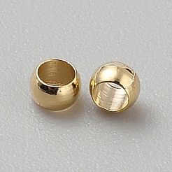 Perles à écraser en laiton &nbsp;KK-WH0056-83B-G02