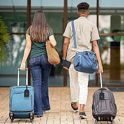 Ensembles d'étiquettes de bagages et de couvertures de passeport en cuir PU&nbsp;FIND-CL0001-81A