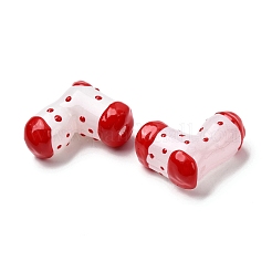 Perline di vetro smaltate fatte a mano&nbsp;GLAA-K070-04C