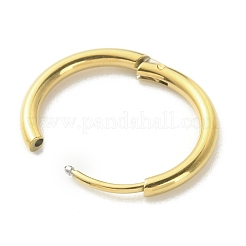 Pendientes de aro de acero inoxidable quirúrgico 316L para niñas y mujeres.&nbsp;LS-EJEW-TAC0011-11C-G