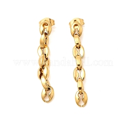 Pendientes de acero inoxidable 304 para mujer&nbsp;EJEW-A129-04G