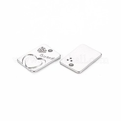 Messing micro pave klar zirkonia charme&nbsp;KK-S364-101