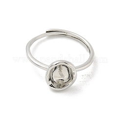 Ajustes de anillo de puño abierto con clavija de copa de latón&nbsp;LS-KK-G518-10P-04