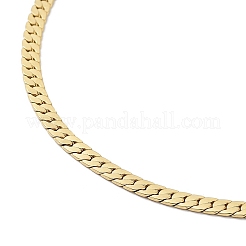 Ionenplattierung (IP) 304 Edelstahl Cuban Link Kette Halskette&nbsp;NJEW-K249-01B-G