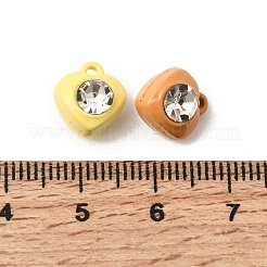 Spray lackierte Legierung Rhinestone Anhänger&nbsp;FIND-Z120-06