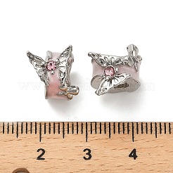 Legierung Rhinestone European Beads&nbsp;FIND-Q115-02P