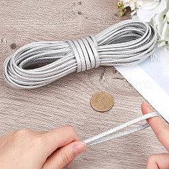 10 m faltbares Glitzer-PU-Lederband&nbsp;OCOR-GF0004-11F