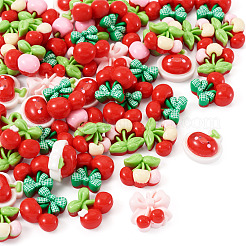 50 Stück opake Harz-Cabochons&nbsp;CRES-TA0004-98