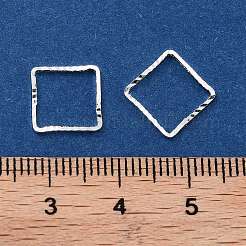 Rahmen aus Messingperlen&nbsp;KK-M288-01S-C