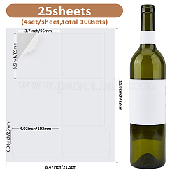 Selbstklebendes Weinflaschenetikett aus Papier&nbsp;DIY-WH0349-392A