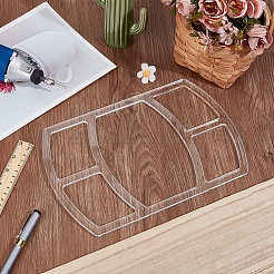 Plantillas de acrílico transparente&nbsp;DIY-WH0349-396C