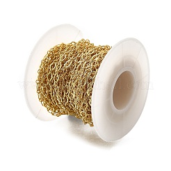 Catene a maglie ovali in ottone&nbsp;KK-P295-56B-G