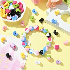 8 Farben Acrylperle&nbsp;OACR-CJ0001-81
