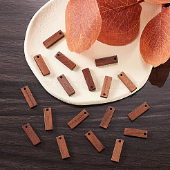 20pcs Walnussholzanhänger&nbsp;WOOD-CJ0001-25
