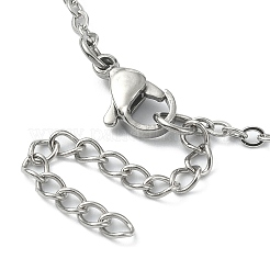 Ensemble de colliers avec pendentif en obsidienne noire naturelle et jade blanc&nbsp;NJEW-TA00095-01
