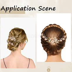 Ensemble d'épingles à cheveux en plastique&nbsp;OHAR-WH20020-04B