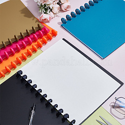 10 couverture de cahier/agenda rectangulaire en plastique PP&nbsp;AJEW-NB0009-35B