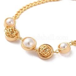 Messing Link Armbänder für Frauen&nbsp;BJEW-P342-11G
