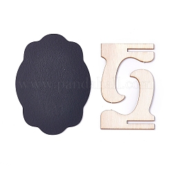 Chevalet en bois ardoise ardoise&nbsp;DIY-WH0163-14B