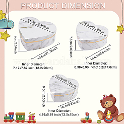 Scatole di caramelle di carta&nbsp;CON-WH0008-17