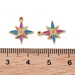 Ionenplattierung (IP) 316 Edelstahl Emaille Charms&nbsp;STAS-U014-69G