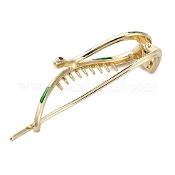 Haarspangen mit Aolly- und Emaille-Krallen&nbsp;LS-AJEW-M007-01G